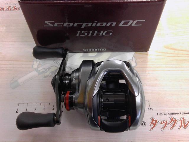 SHIMANO 21Scorpion DC151HG ベイトリール 【美品】 21スコーピオンDC 151HG｜＠ベリーネット 日本最大新品中古釣具WEBショップ