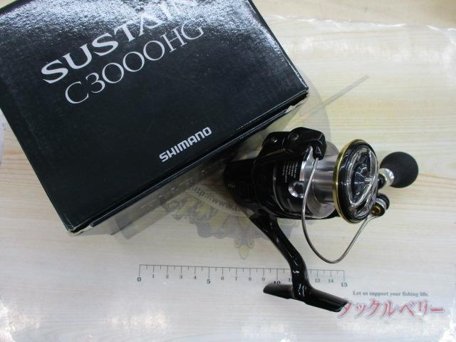 美品　シマノ　SHIMANO 17 サステイン C3000HG 箱付き　動作保証 17サステイン C3000HG｜＠ベリーネット 日本最大新品中古釣具WEBショップ